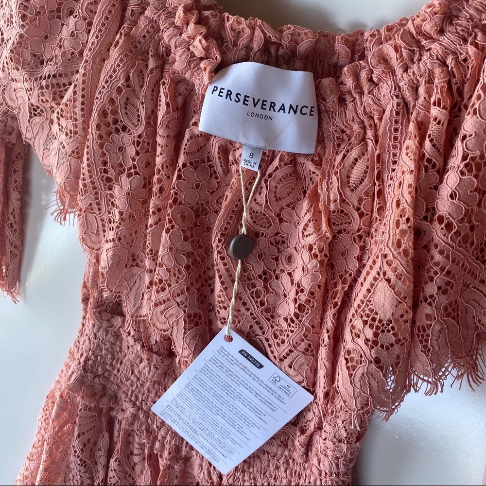 Perseverance London peach Doily Lace peaco… - Picture 6 of 8